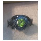 Peridot and Spinel Ring 