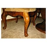 Beautiful Mahogany Table and chairs - Carved from Italy 