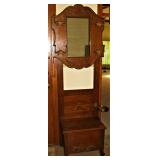 Antique Hall Tree 