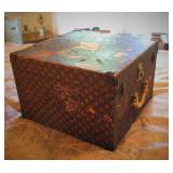 Antique Louis Vuitton Luggage Trunk ~ Traveled through time ~ Great for the Collector!