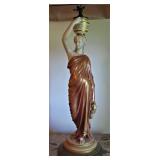 Antique Grecian Sculpted Lamps 