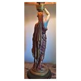 Antique Grecian Sculpted Lamps 