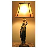 Antique Grecian Sculpted Lamps 