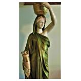 Antique Grecian Sculpted Lamps 