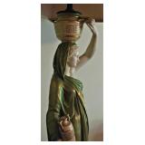 Antique Grecian Sculpted Lamps 