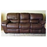 Flexsteel Leather Reclining Sofa 