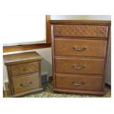 Bassett Wood Chest and Nightstand  