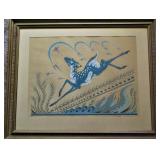 Vintage Screenprint By Crumbo 