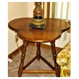 Midcentury Modern Clover Drop Leaf Tables 