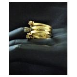 14K Ladies Diamond Ring size 7 