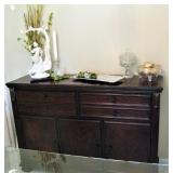 Antique Mahogany Buffet 
