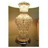 Kristal Zajecar Lead Crystal - Pair of Lamps 