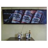 Vintage Bud Light Store Display Sign came from a store 10 years ago - very nice