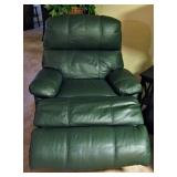 Hunter Green Leather Recliner 