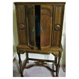 Ornate Antique Cocktail - Liquor Cabinet 