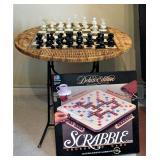 Built-in Chess Folding Table 