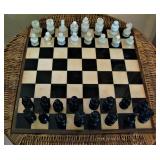 Built-in Chess Folding Table 