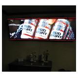 Vintage Bud Light Store Display Sign came from a store 10 years ago - very nice