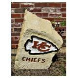 KC Chiefs Large Outdoor Rock