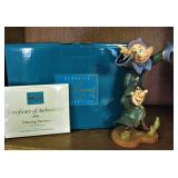 Walt Disney Collectors Figures with Boxes and Certificate of Authenticity Snow White - Dopey - Sneez