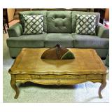 Sofa very nice Ornate Wood Coffee Table 