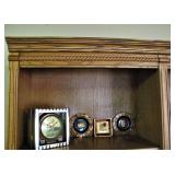 Very Nice Wood Book Shelves Closeup 