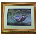 Walt Disney Lithograph Showing Measurement 