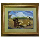 Walt Disney Lithograph Lion King 