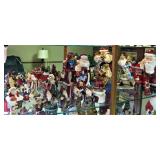 Extensive Santa Claus Collection many are Jim Shore  