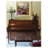 Kimball Ornate Piano & Matching Bench  