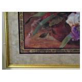 Beautiful Large Iris Painting 