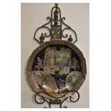 Large Asian Tray Wall Hanging  