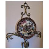 Large Asian Tray Wall Hanging  