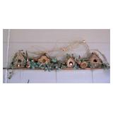 Rustic Bird Houses Display 