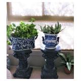 Gorgeous Blue White Ironstone - Pottery  