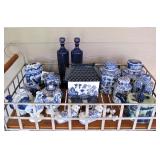 Victoria Ware Blue White Ironstone 