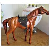 Antique Leather Horse 