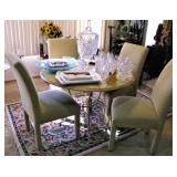 Dining Room Table and Chairs - Crystal 