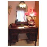 Matching Antique Vanity Dresser 