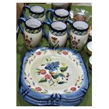 Certified International Pamela Gladding, hand painted Dishes 