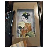 Framed Geisha Girl 