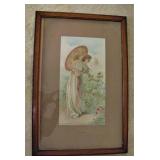 Antique Framed Print Sunshine