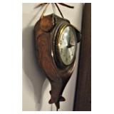 Antique Copper Spur Wall Clock 
