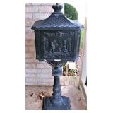 Locking Post Mounted Mailbox Front 