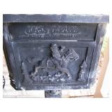 Locking Post Mounted Mailbox Back 