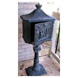 Locking Post Mounted Mailbox Front 