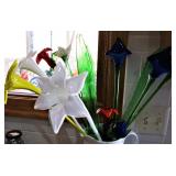 Art Glass Flowers 