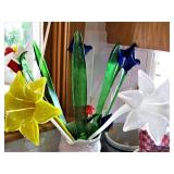 Art Glass Flowers 