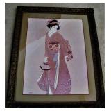 Chaplan Geisha Girl Framed 