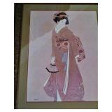 Chaplan Geisha Girl Framed 